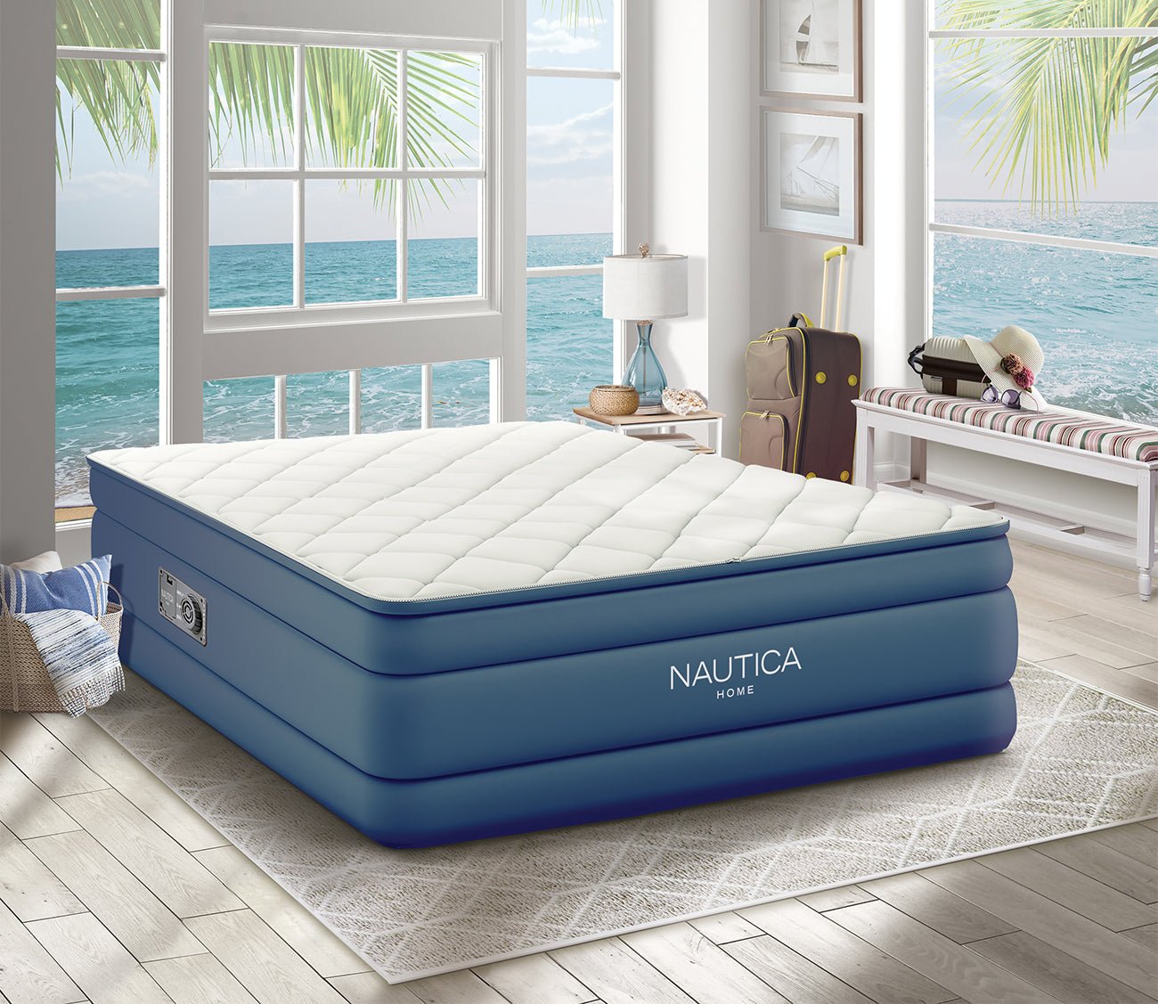 Nautica Cloud Supreme 20'' Raised Air Mattress with Zip-Off Pillowtop
