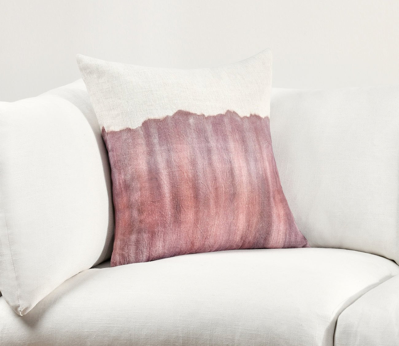 Villa by Classic Home Cora Watercolor Linen Throw Pillow