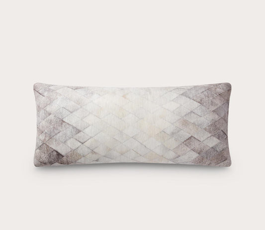 Loloi Diamond Faux Hide Throw Pillow Set of 2