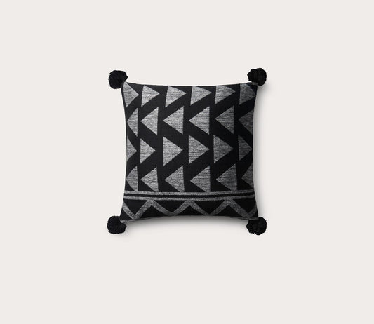 Loloi Geometric Black Throw Pillow Set of 2