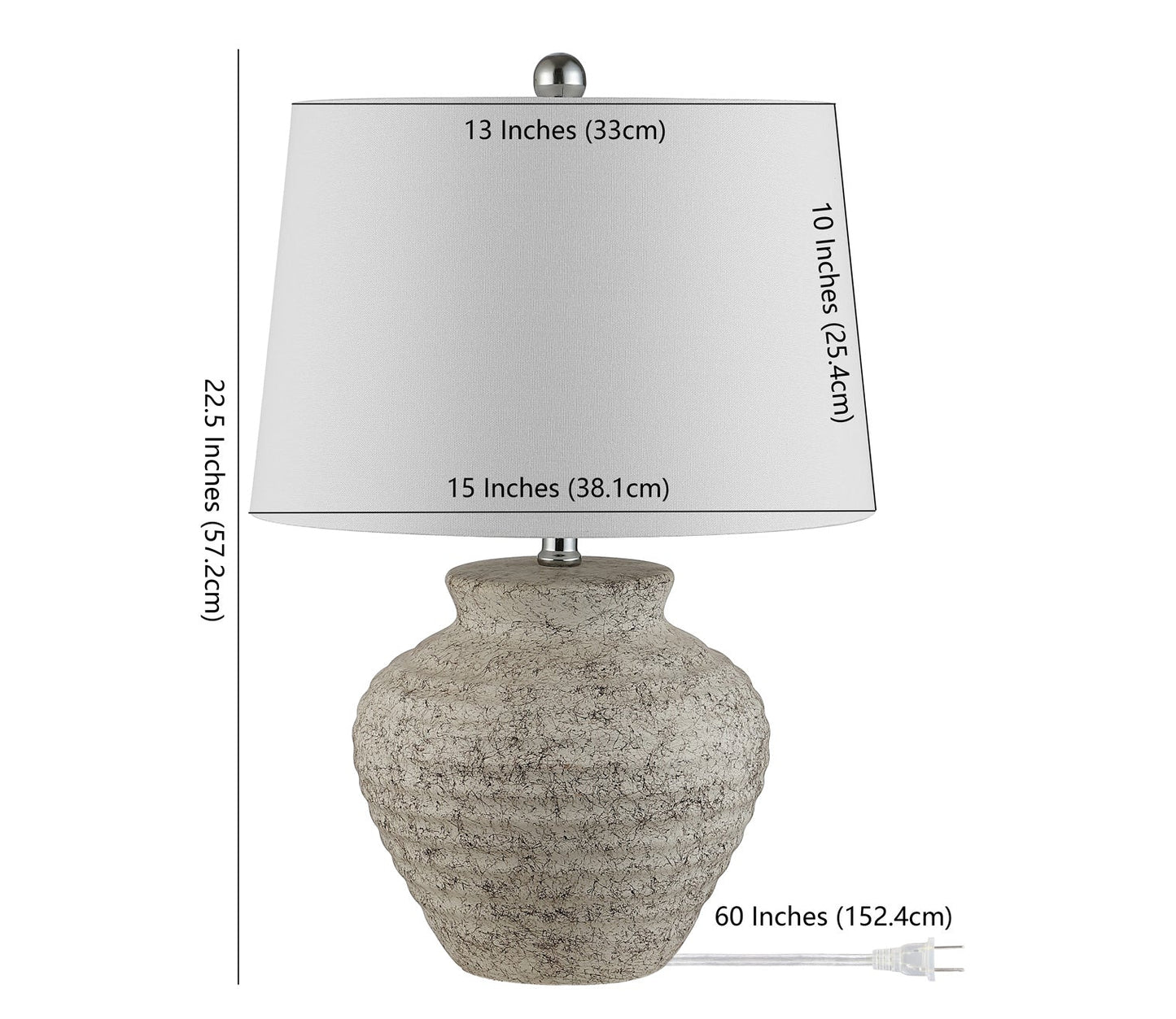 Ledger Ceramic Table Lamp