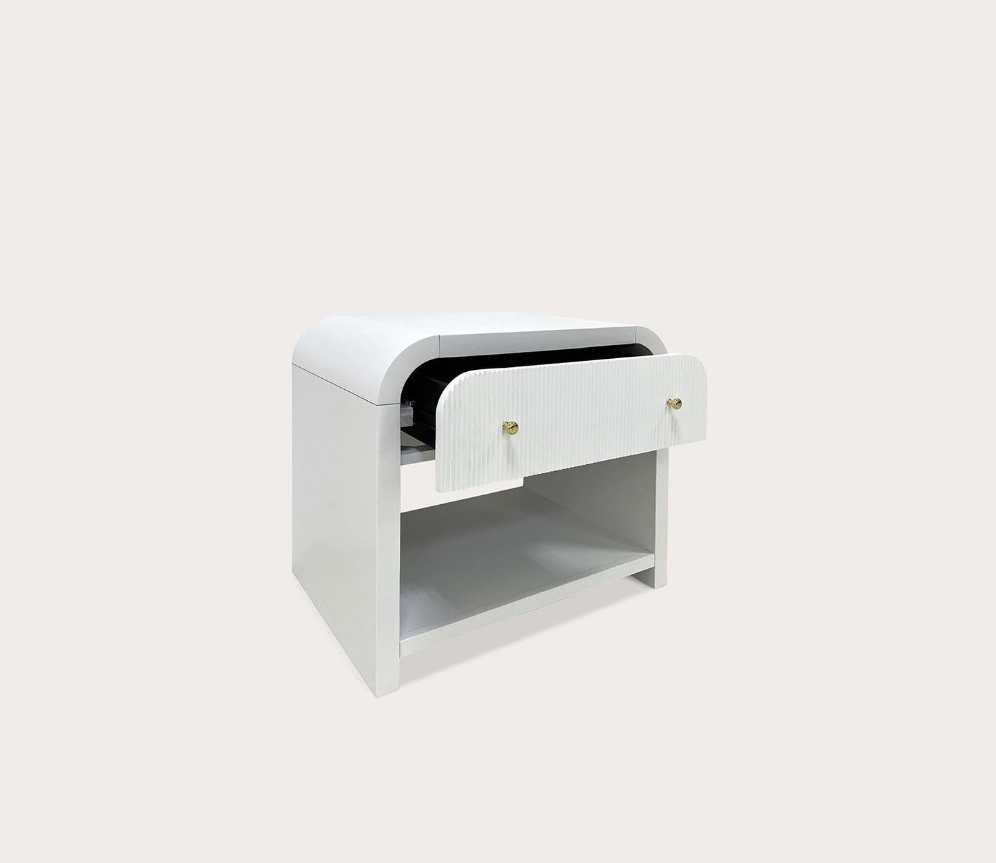 Safavieh Liabella 1-Drawer Curved Nightstand