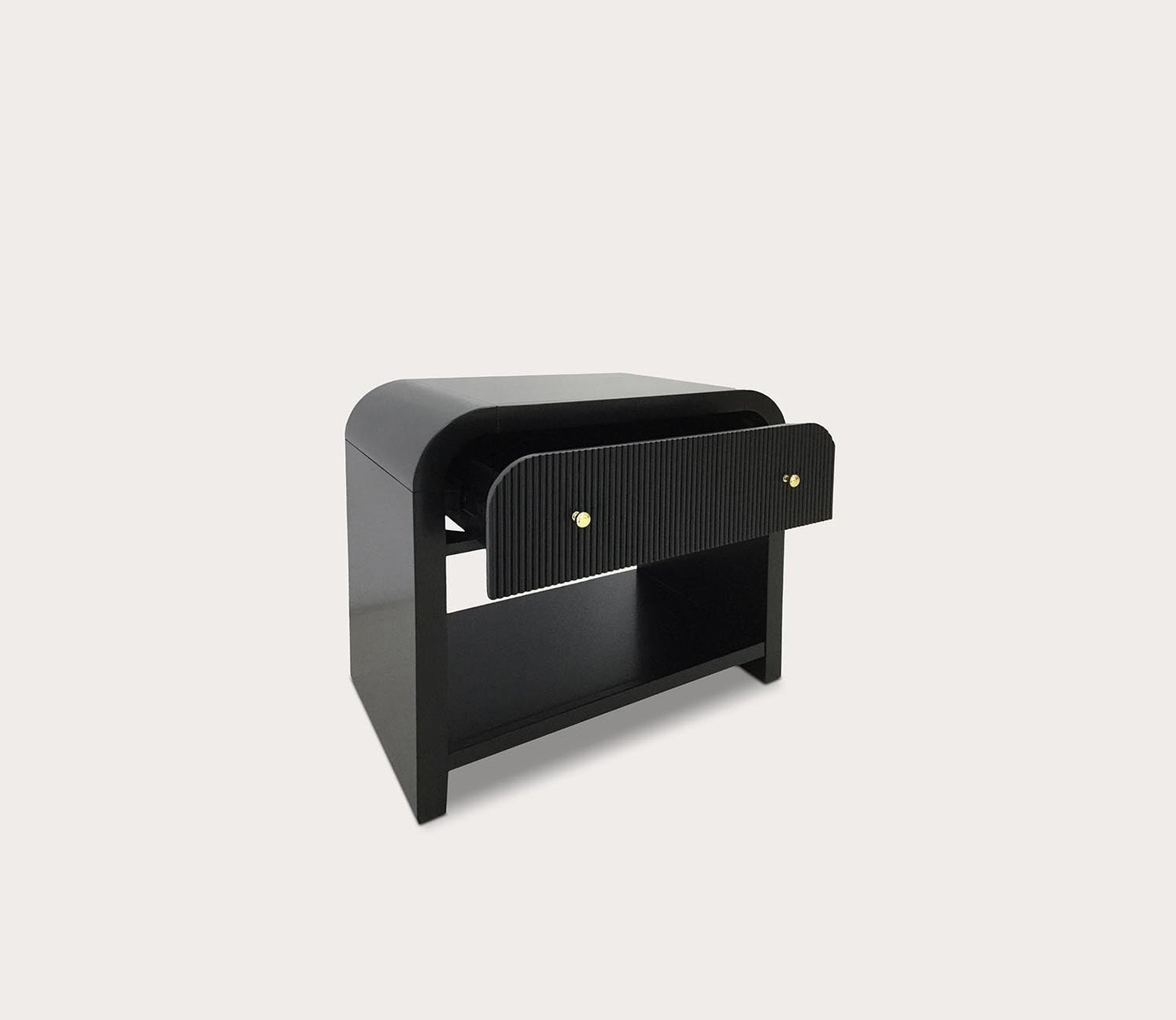 Safavieh Liabella 1-Drawer Curved Nightstand