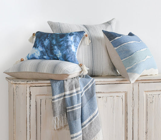 Villa by Classic Home Lima Stripe Throw Blanket