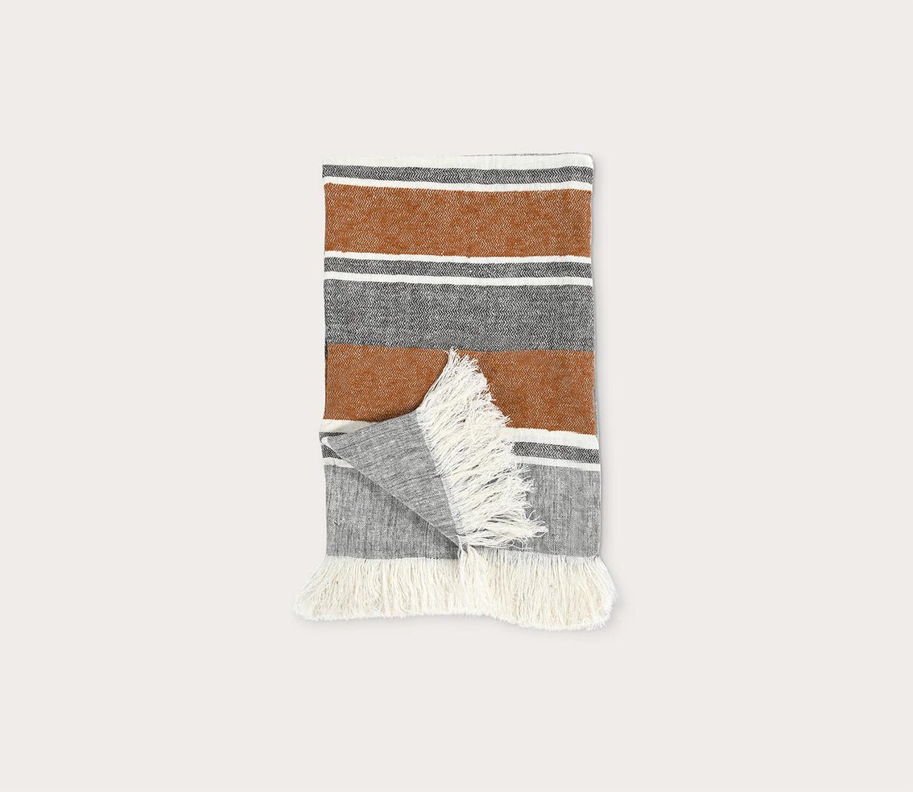 Villa by Classic Home Lima Stripe Throw Blanket
