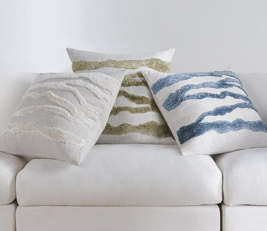 Villa by Classic Home Passage Hand-Tufted Throw Pillow