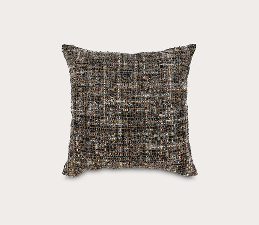 Villa by Classic Home Porter Black Ivory Throw Pillow