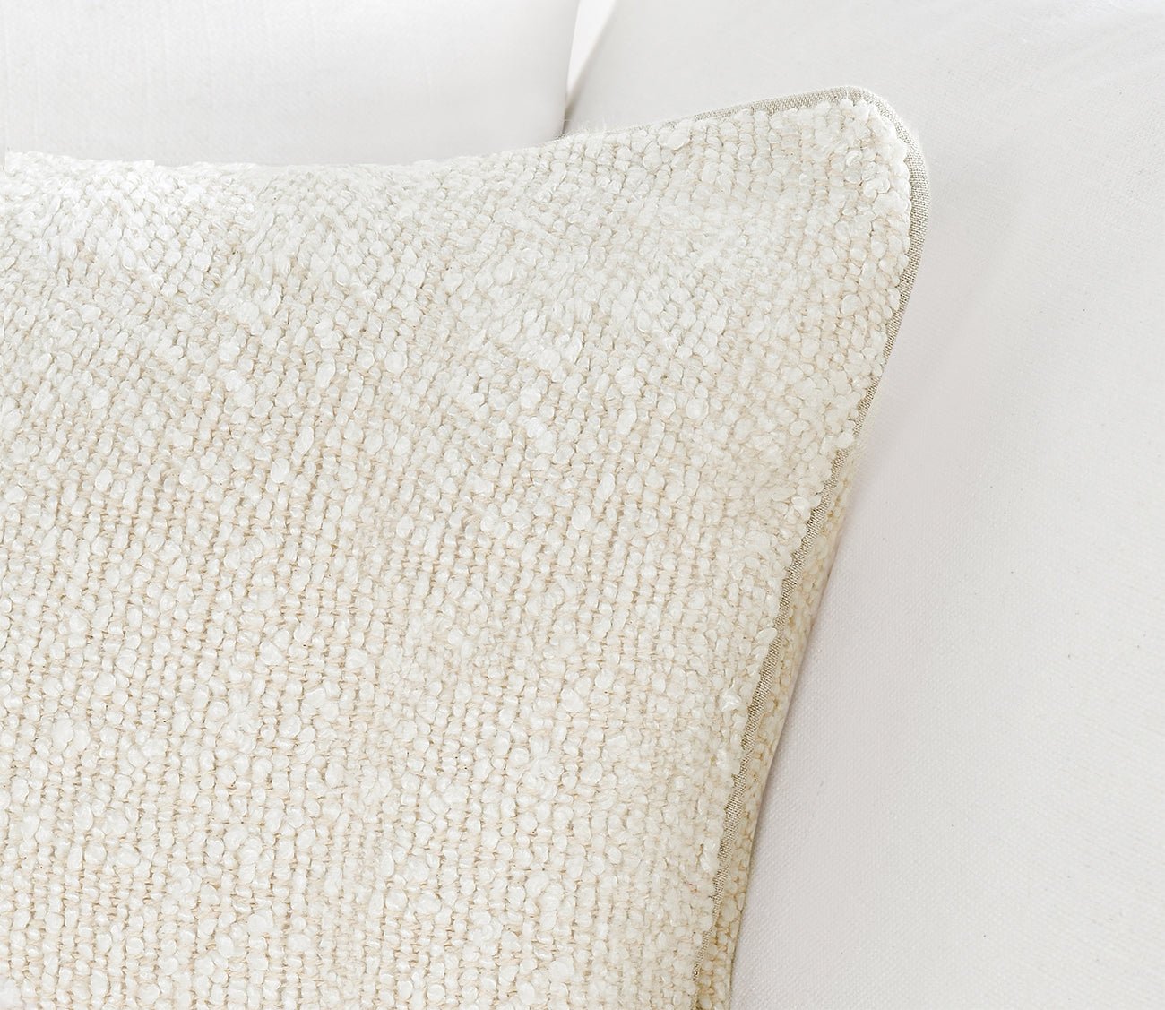 Villa by Classic Home Sava Ivory Throw Pillow