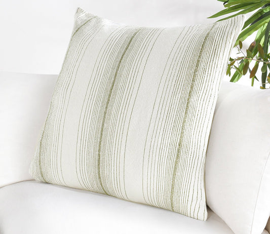 Villa by Classic Home Theta Striped Throw Pillow