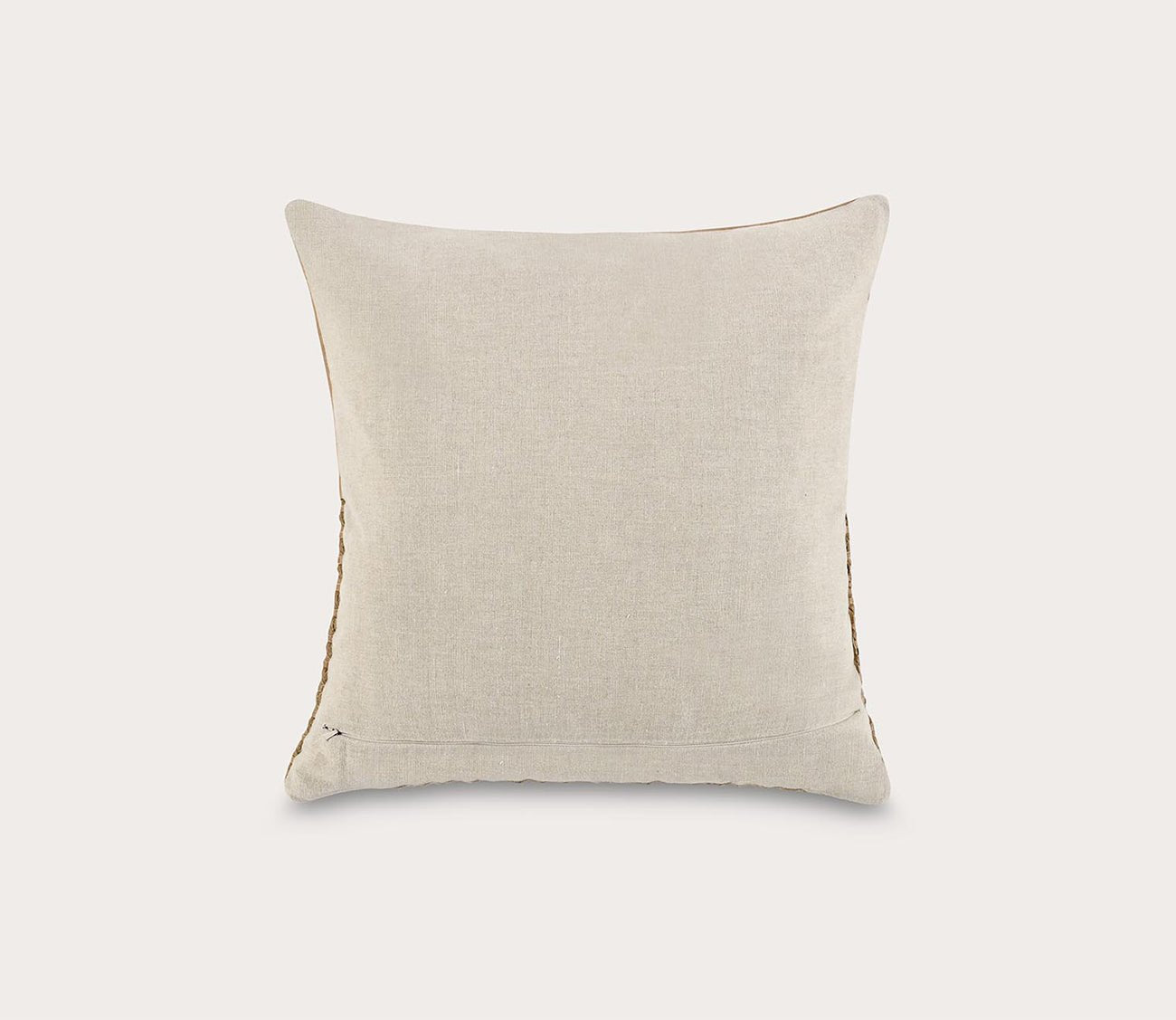 Villa by Classic Home Toscano Leather Chestnut Brown Throw Pillow